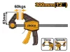 INGCO Egykezes gyorsszorító 300 x 63 mm HQBC01602