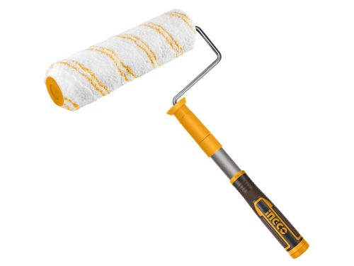 INGCO Mikroszálas festőhenger teleszkópos nyéllel 230 x 12 x 6 mm lágy fogantyús 455-900 mm