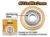 INGCO Csempevágó kerék 22 x 6 x 2 mm csapágyas