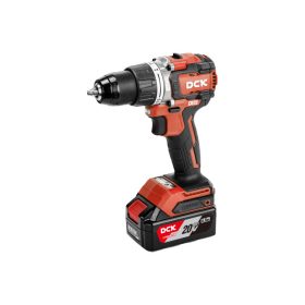   DCK Akkus ütvefúró-csavarozó 90 Nm szénkefe nélküli 20 V (2 x 4,0 Ah akku + töltő)