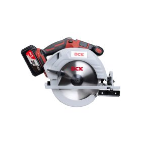   DCK Akkus körfűrész 185 mm szénkefe nélküli 20 V (1 x 4,0 Ah akku + töltő)