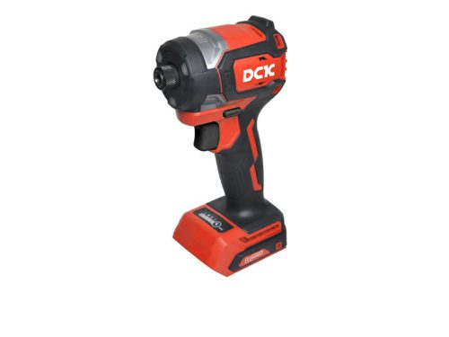 DCK Akkus ütvecsavarozó 1/4" 208 Nm szénkefe nélküli 20 V (akku és töltő nélkül)