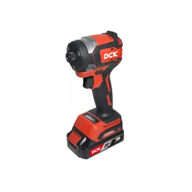 DCK Akkus ütvecsavarozó 1/4" 208 Nm szénkefe nélküli 20 V (1 x 4,0 Ah akku + töltő) KDPL208-SZ01