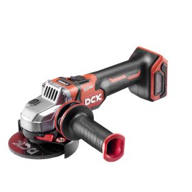   DCK Akkus sarokcsiszoló 125 mm szénkefe nélküli 20 V (akku és töltő nélkül)