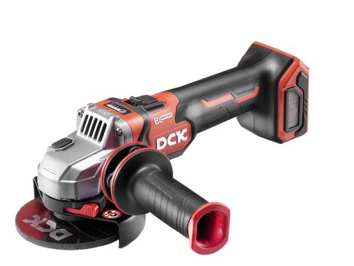 DCK Akkus sarokcsiszoló 125 mm szénkefe nélküli 20 V (akku és töltő nélkül)