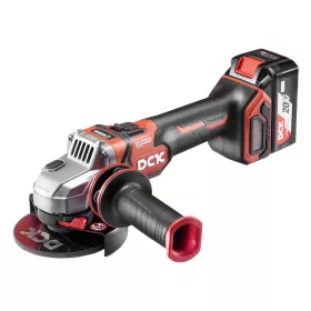 DCK Akkus sarokcsiszoló 125 mm szénkefe nélküli 20 V (1 x 5,0 Ah akku + töltő) KDSM04125-SZ01
