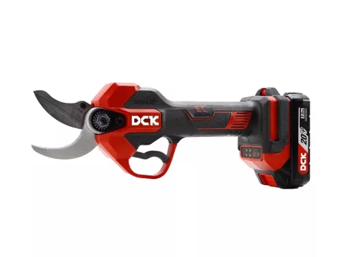 DCK Akkus metszőolló 35 mm szénkefe nélküli 20 V (1 x 2,0 Ah akku + töltő) KDYD35-SZ01