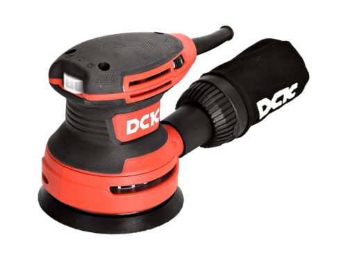 DCK Excentercsiszoló 125 mm 380 W fordulatszám szabályzós