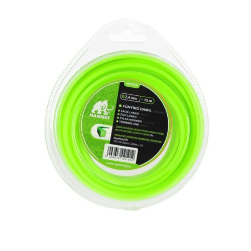 Damil 2,4 mm szögletes 15 méter MAMMUT