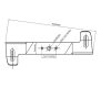 488 mm-es fűnyírókés MTD B11, B130, BTR1101 mulcsozó (2 késes, 96 cm)