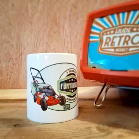 Retro persely - Fűnyírógép alkatrészre  P002