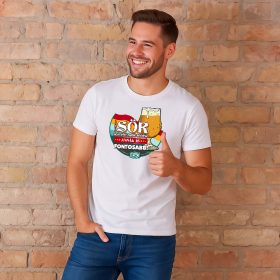    HuDe Retro póló - A sör nem élet-halál kérdése, annál is fontosabb - fehér