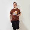  HuDe Retro póló - A sör nem élet-halál kérdése, annál is fontosabb - csokoládébarna