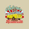  HuDe Retro póló - A veterán autók nem rozsdásak, csak karakteresek - sárga - homok