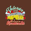  HuDe Retro póló - A veterán autók nem rozsdásak, csak karakteresek - sárga - csokoládébarna