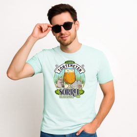    HuDe Retro póló - A legjobb történetek egy sörrel kezdődnek - frost