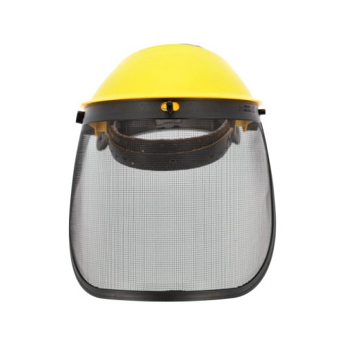 Védőálarc szitaszövésű  állítható sárga