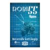 Retro fémtábla - Robi 55 - univerzális kerti kisgép - antik kék - A4 - 20x30 cm - PREMIUM