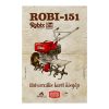 Retro fémtábla - Robi 151 - univerzális kerti kisgép - piros - A4 - 20x30 cm - PREMIUM