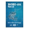 Retro fémtábla - Robi 151 - univerzális kerti kisgép - kék- A4 - 20x30 cm - PREMIUM