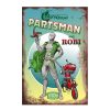 Retro fémtábla - Partsman and Robi - A4 -20x30 cm - PREMIUM