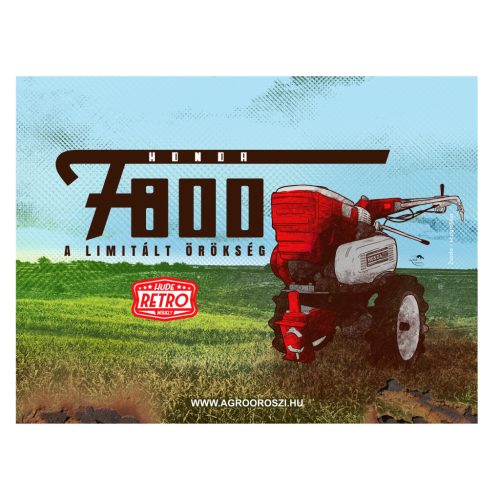 Retro fémtábla - F800 Limitált örökség - A3 - 30x40 cm - PREMIUM