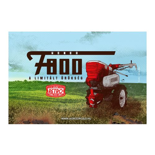 Retro fémtábla - F800 Limitált örökség - A4 -20x30 cm - PREMIUM