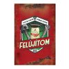 Retro fémtábla - Tisztán tartom-karban tartom-felújítom - piros - A4 - 20x30 cm - PREMIUM