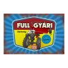 Retro fémtábla - Full gyári, eredeti kínai alkatrészekkel - kék - A4 - 20x30 cm - PREMIUM