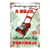 Retro fémtábla - Annak nagy vasárnap a búja - zöld - A4 - 20x30 cm - PREMIUM T027-Z-A4P