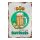 Retro fémtábla - A sör nem ital, hanem életérzés - zöld kör - A4 - 20x30 cm - PREMIUM