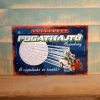 Retro fémtábla - Kapálógép fogathajtó bajnokság - piros - A4 - 20x30 cm - PREMIUM