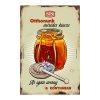 Retro fémtábla - Méz Arany a konyhában - A4 - 20x30 cm - PREMIUM