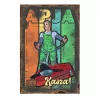 Retro fémtábla - Apja kasza - sötét - A4 - 20x30 cm – PREMIUM T042-1-A4P