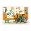 Retro fémtábla - Tiszta udvar, rendes ház - narancssárga - A4 -20x30 cm - PREMIUM