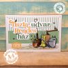 Retro fémtábla - Tiszta udvar, rendes ház - zöld - A4 -20x30 cm - PREMIUM
