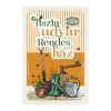 Retro fémtábla - Tiszta udvar, rendes ház - narancssárga - A4 -20x30 cm - PREMIUM