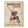 Retro fémtábla - Robi 52 - univerzális kerti kisgép - piros - A3 - 30x40 cm PREMIUM