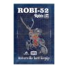 Retro fémtábla - Robi 52 - univerzális kerti kisgép - kék - A4 - 20x30 cm - PREMIUM