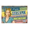 Retro fémtábla - A legjobb szerszámok néha kicsit mocskosak - kék - A4 -20x30 cm - PREMIUM