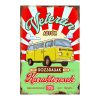 Retro fémtábla - A veterán autók nem rozsdásak, csak karakteresek - sárga - A4 - 20x30 cm - PREMIUM