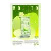 Retro fémtábla - Mojito koktél - krétatábla - SZÍNES A - A4 - 20x30 cm - PREMIUM