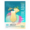 Retro fémtábla -  Piña Colada koktél - krétatábla - A4 - 20x30 cm 