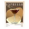 Retro fémtábla -  Espresso Martini koktél - SZÍNES A - A3 - 30x40 cm - PREMIUM