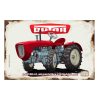 Retro fémtábla - Dutra - Az időtálló erő, ami generációkon keresztül történeteket mesél - A4 - 20x30 cm - barna - PREMIUM