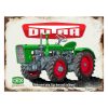 Retro fémtábla - Dutra - Több mint gép. Egy korszak jelképe! - zöld sima - A3 - 30x40 cm - PREMIUM
