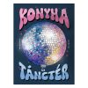 Retro fémtábla - Konyha és tánctér - sötét - A3 - 30x40 cm - PREMIUM