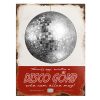 Retro fémtábla - Táncolj úgy, mintha a disco gömb soha nem állna meg - vörös - A3 - 30x40 cm - PREMIUM