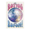 Retro fémtábla - Amíg rotsog, addig ropom - világos - A4 - 20x30 cm - PREMIUM
