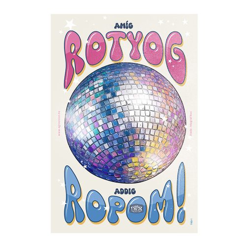 Retro fémtábla - Amíg rotsog, addig ropom - világos - A4 - 20x30 cm - PREMIUM